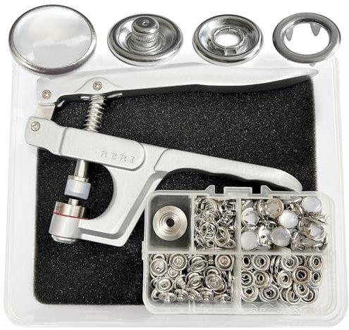 Perlen Druckknöpfe Mit Zange Metall Druckknopf, Jersey Druckknöpfe Für DIY Basteln Kinder Kleidung Western Hemd,Handgemaakt,Kleding Repareren