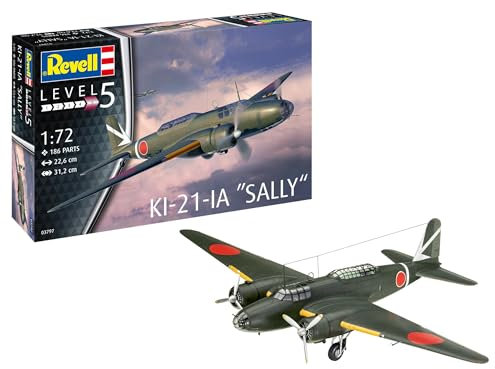 Revell 03797 Ki-21-la Sally 1:72 Scale Unbuilt/Unpainted Plastic Model Kit