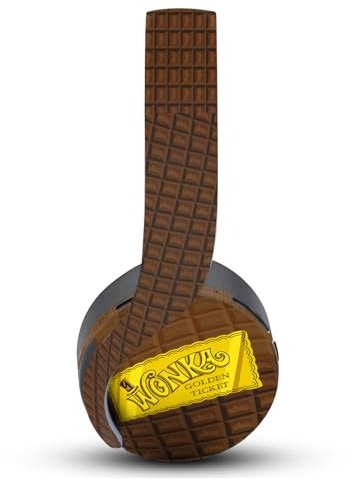 Head Case Designs Offizielle Willy Wonka and the Chocolate Factory Goldenes Ticket Grafiken Vinyl Haut Aufkleber Abziehbild Abdeckung kompatibel mit Sony PlayStation PS Pulse 3D Headset