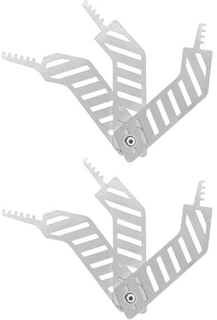 2pcs Lock Picking Kit, 3 in 1 Lock Picking Tool Portable Comb Teeth Pick Set Suitable for Beginners and Professionals, Home Door and Car Maintenance and Repair