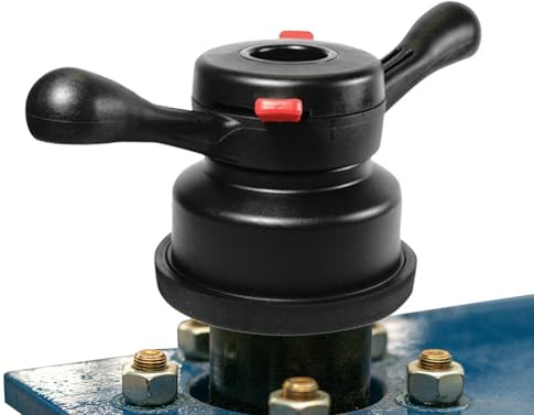 Équilibreur de roue de pneu - Équilibre manuel de roue - Support d'alignement de précision - Outil de garage pour l'entretien des pneus - Équilibre statique pour des trajets lisses - Écrou rapide