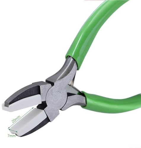 Pinze per gioielli a becco piatto, in acciaio al carbonio, per raddrizzare e serrare fili metallici, 135 mm