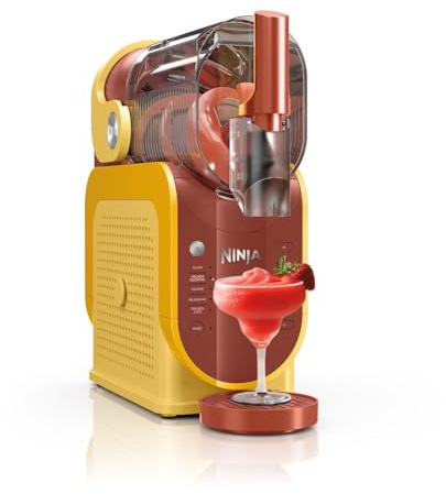 Ninja SLUSHi Maschine für Slush, Orange FS301EUOR, fasst 1,9 L, FS301EUOR | Eis-Cocktails, Frappé, Milchshakes & gefrorenen Saft, ohne Eis oder Vorbereitungsaufwand, WhisperChill-Technology