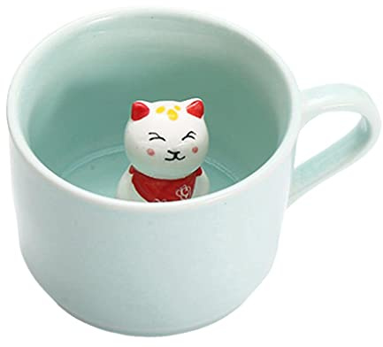 Stgfyxgs Taza de Cerámica Figura 3D Animal Interno Taza Café de Dibujos Animados Adecuada para Mujeres Regalo Niños Niñas Decoración Fiesta