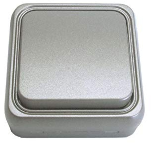 Bf bf-18 - Interruptor conmutador 18 superficie 10a aluminio bolsa
