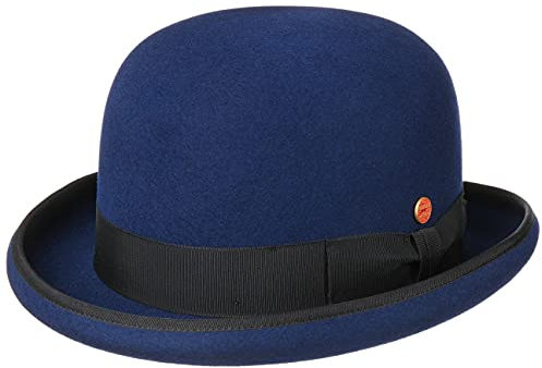 Mayser Viril Melone Hut Herrenhut Bowler Wollfilzhut Mit Ripsband