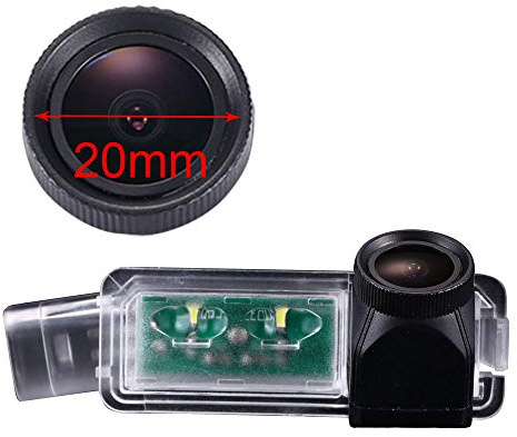 Auto Rückfahrkamera Integrierte in Kennzeichenbeleuchtung Nachtsicht Wasserdicht Einparkhilfe für New Beetle Phaeton Scirocco Golf Passat Polo Jetta Golf6 Amarok Citigo Bentley