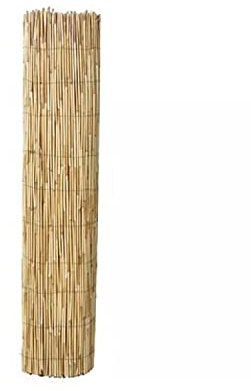 HMWD (1.8m x 4m Natural Peeled Reed Screening Roll Garden Sunscreen Privacy Fence 4m Wide Panels Patio/Balcony/Outdoor Space Protective Screen - Available in 4 Sizes (1.8m x 4m)