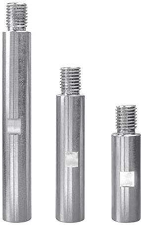 Bestgle 3pcs M14 Extension Connecting Rod for Angle Grinder, Rotary Extension Shaft Connector Adaptor Polishing Accessories 75mm 100mm 140mm for Grinding & Cutting Tools