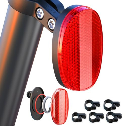 DDJ für Airtag Fahrrad Versteckt, Reflektoren Fahrrad für Apple Air Tag, Wasserdicht für Airtag Halterung Fahrradzubehör Diebstahlsicherung für E-Scooter Rennrad MTB Kinderfahrrad Ebike, Mit Werkzeug