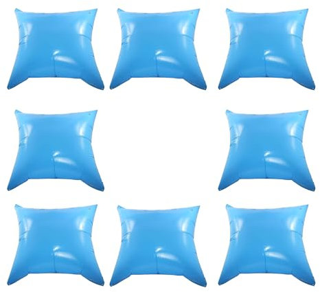 LionFlex Poolkissen Schwimmkissen Winterkissen 120 x 120 cm | Unterstüzung zu Einer optimalen Poolabdeckung im Herbst Winter | Menge 8 Stück