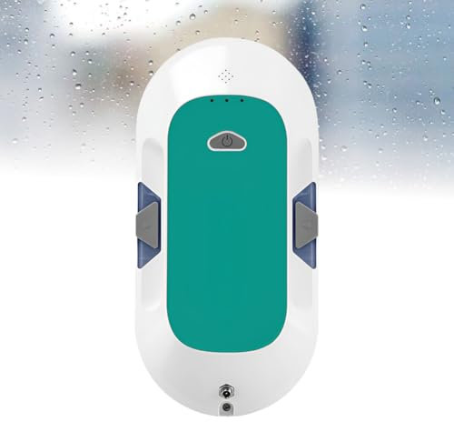 BOBVB Automatic Window Cleaning Robot, Smart Window Vacuum Cleaner with Automatic Water Spray, Window Robotic Vacuum with Remote Control, 5600Pa Strong Suction, for Glass Window Tile A