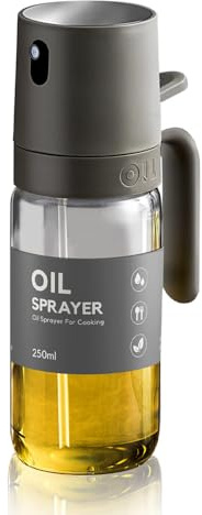 Pulverizador de Aceite de Oliva de 250 Ml para Cocinar, Dispensador de Aceite para Cocina, Botella Dispensadora de Aceite de Oliva, para Hornear, Ensalada, Asar, Barbacoa, Asar