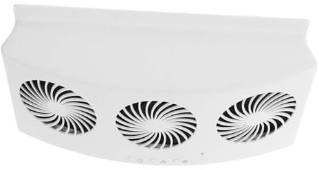 ULTECHNOVO Ventilador Solar Para Automóvil Ventana Extractor De Aire Para Refrigeración y Circulación De Aire Ventilador Portátil De Energía Solar Para El Vehículos