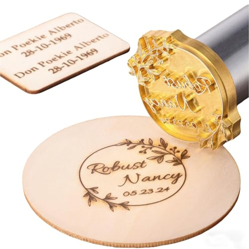 Kundenspezifische Marke Eisenstempel, Holzbrennstempel, benutzerdefinierter Logo-Stempel, Holzbranding, Hitzestempel, elektrisches Brandeisen für Holz, individuelles Geschenk