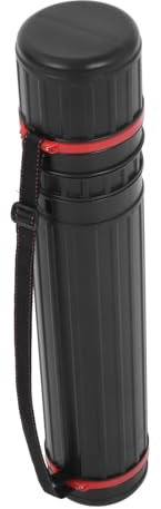 NAMOARLY Ausziehbare Posterröhre Aus Kunststoff Mit Verstellbarem Schultergurt Teleskopische Aufbewahrungslösung Für Transport Von Dokumenten Zeichnungen Und Kunstwerken Elegant Und