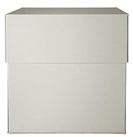 Chianese Scatola Regalo a Sorpresa Mini Box Surprise per Palloncini 30x30x30 cm Bianca | Scatola San Valentino per Palloncini e Idee Regalo Donna e Fidanzato