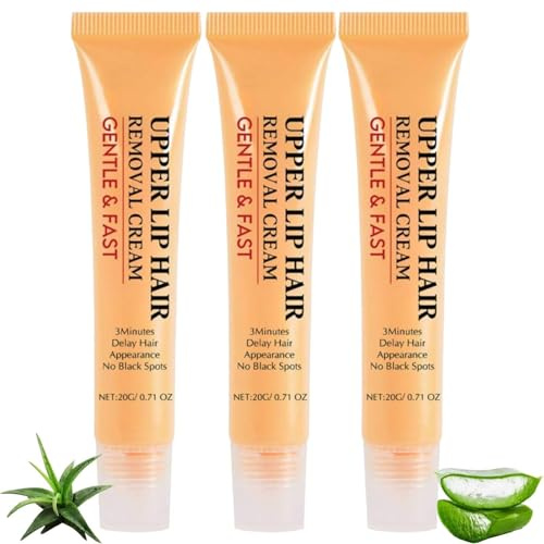 20g Gesichtshaarentfernung Creme, Oberlippenhaarentfernung, Skin Hormonelle Haarentfernung, Haarentferner Creme Gesicht, Sanfte Beruhigende Enthaarungscreme für Gesicht und Körper (3)