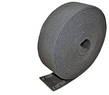 5 m Schleifvliesrolle Körnung 1000 - Schleifvlies, Vlies Rolle, Vliespads, Schleifpad, Polieren.