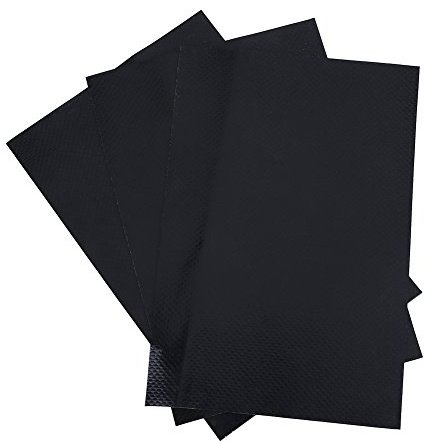 Tbest Schlauchboot Reparaturset, 3pcs Kajak Reparatur PVC Repair Kit, Wasserdicht PVC Patch Reparatur Kit Set Zubehör für Schlauchboot Kanu Kajak Schlauchboot Schlauchboot Reparaturset(Schwarz)