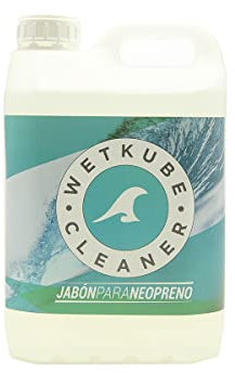 WETKUBE Cleaner | 5 Litros - Jabón para Limpiar Trajes de Neopreno | Elimina Sal y Cloro | Desinfecta | Sin Aclarado | 100% Biodegradable | Mantiene Elasticidad, con Acido Láctico y Olor a Fresco