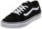 Vans Herren Filmore Decon Sneaker, Suede Canvas Black White, 42 EU