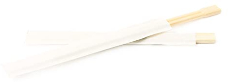 wisefood Essstäbchen aus Bambus, 50 Stück Einweg Stäbchen 23cm, Asian Chopsticks, biologisch abbaubares Einweg Holzbesteck