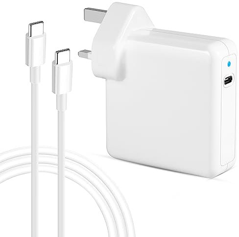 MacBook Pro Charger 96W Super Fast Laptop Charger for MacBook Air USB C Compatible with MacBook Pro 16,15,14,13 inches, iPad Pro 12.9, 11inches and all USB C devices