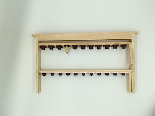 Generisch 2X HOBBEE Zuchtrahmen Normalmaß DNM m.Futtertrog + 22 Nicot Systemsockel Imker Bienen Zucht Liebig Deutsch Segeberger