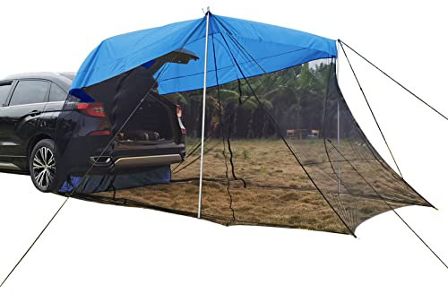 Auto-Markise, Outdoor-Autozelt – Markise, Camping-Autozelt, Camping, Heckklappe, Auto-Markise, Caddy-Zelt, Autodachzelt, Autodach-Markise, Heckzelt, Auto für Camping und Familie