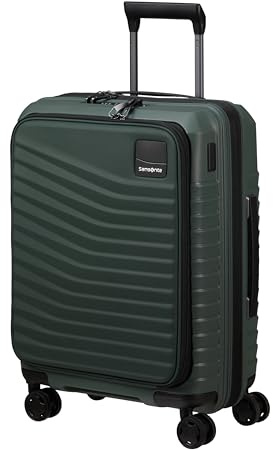 Samsonite Intuo - Spinner S, Expanderbart Handbagage, 55 cm, 42/48 L, Grön (Olive Green)