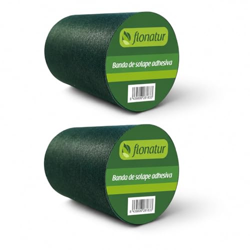 flonatur Banda de Solape adhesiva para Césped Artificial - 10m x 15cm | Adhesivo Fuerte | Resistente a la Humedad, Duradero, Interior y Exterior, Unión para moquetas y alfombras (2)