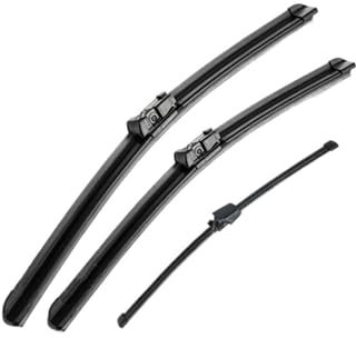 HAZYZKDM Wischerblätter Vorne Und Hinten 24+19+13 Für VW Für Golf 5 2005-2009 Windschutzscheibe Windschutzscheibe Vorne Und Hinten Scheibenwischer(Color:Right Hand Drive)