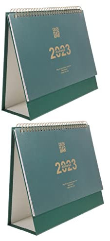 SEWACC 2stücke Büro Tischkalender Minimalistischer Monatskalender Für Schreibtisch Mit Stabiler Halterung Hochwertigem Und Praktischer Spiralbindung Für Büro Und Zuhause