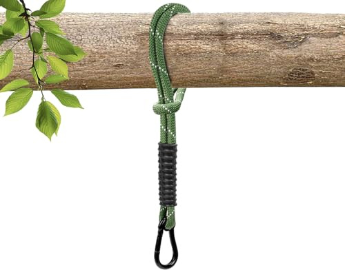 WWFFEN Schaukel Befestigung Balken,53cm Hängematte Aufhängung Seil Schaukel Nestschaukel Balkenbefestigung,Tragfähigkeit 453kg,Geeignet Für Outdoor-Spielplatz,Hängesessel,Yoga (1 Stück/grün)