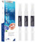 3 Stück Zahnaufhellung Stift,Zähne Aufhellen Stift,Purple Teeth Whitening Pen,Bleaching Stift für Weiße Zähne,Schnelles Bleaching Zähne,Effektiv Entfernen Aller Flecken