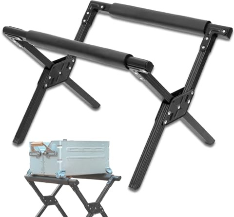 equlup Folding Cooler Stand Frame, Anti Slip Folding Cooler Stand Adjustable Foldable Portable Outdoor Camping Ice Box Stand Holder for Picnic Camping Hiking BBQ