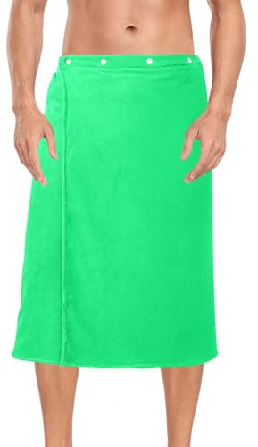 Primavera Verde Tinta Unita Puro Uomini Pianura Dopo la Doccia Wrap Morbido Panno Spugna Bagno Wrap 60 '' x 28 '' per Spa Sauna Palestra toallas envolventes para spa