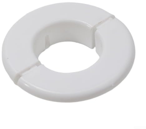 Kabeldurchführungsloch-Abdeckrosette, 40 mm - 80 mm, weißes PP-Material, Wand-Kabeldurchlass für Rohrinstallation (50 mm)