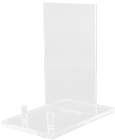 IMIKEYA Multiuse Acrylic Plate Stand for Display Photo Frame Book Sleek Sturdy Easel Decorative Holder