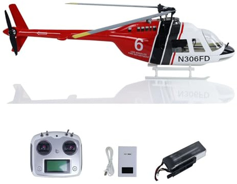 wheelfun FLYWING 206 V3 RC-Hubschrauber RTF intelligente Drohne mit GPS | Fertig montierter ferngesteuerter Helikopter, GPS-Stabilisierung für einfaches Fliegen und zuverlässigen Brushless-Antrieb