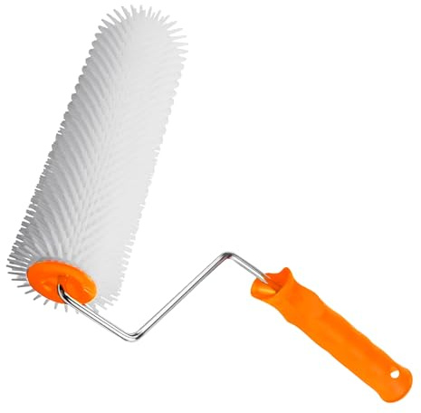 23cm Stachelwalze Entlüftungswalze - Entlüftungsroller, Nagelwalze Stachelwalze, Stachellänge 11mm, Geeignet Zum Entfernen Von Luft und Blasen Aus Bodenbeschichtungen