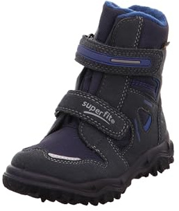 Superfit HUSKY 500080 pojkar varma fodrade snöstövlar, Blå 8300, 27 EU