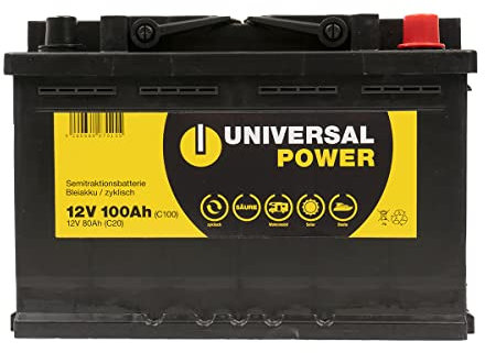 Caravan 12V 100Ah Solarbatterie Wohnmobilbatterie Versorgungsbatterie 12V Akku Solar Akku 12V Wohnwagen Batterie Universal Power