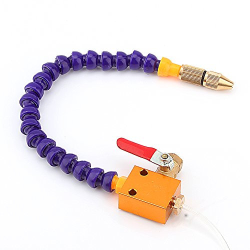 Coolant Mist Sprayer, Cooling Lubricant Sprayer for CNC Lathe Mill Drill, 8mm Air Pipe Engraving Machine Metal Cutting
