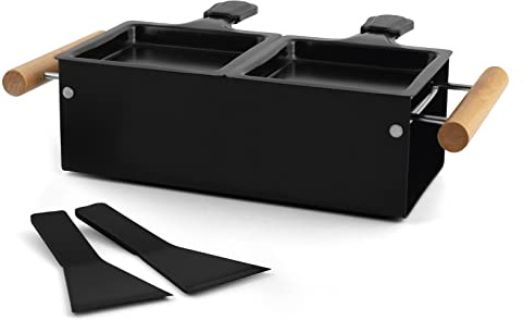 H&H Set 2 Raclette Con Spatole