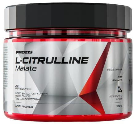 Prozis L-Citrulline Malate Natural, 300 gr - aminoacido citrullina malato, multi gusti (naturale)