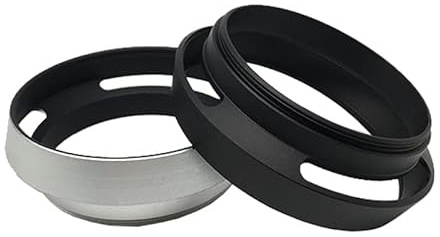 37 39 40.5 43 46 49 52 55 58 62 67 72 77mm metallo Paraluce copriobiettivo (Size : 37mm, Color : Zwart)