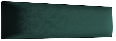 Muralo Väggkudde tyg stoppningspanel sovrum vardagsrum säng väggstoppning sänghuvuddel ländkudde modern lyx vadderad stoppning panel (grön, 90 cm x 30 cm)