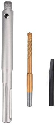 GUICGOC 300mm / 11.81 inch Core Drill Bit Adapter, SDS Max Shank Connecting Rod (5/8 inch Thread) for Diamond Core Drill Bit